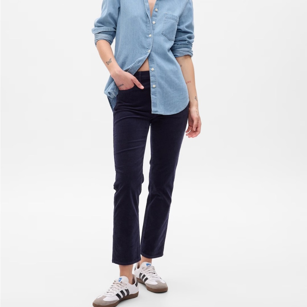 Gap vintage slim high rise corduroys